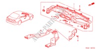 CONDUCTO(LH) para Honda CIVIC 1.6ES 4 Puertas 4 velocidades automática 2001