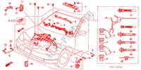 CONJ. DE CABLES DE MOTOR(LH) para Honda CIVIC 1.6LS 4 Puertas 5 velocidades manual 2002