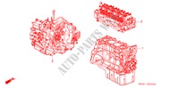 CONJ. DE MOTOR/ ENS. DE TRANSMISION para Honda CIVIC 1.4S 4 Puertas 5 velocidades manual 2002