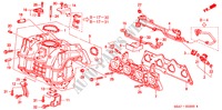 MULTIPLE DE ADMISION para Honda CIVIC 1.4S 4 Puertas 5 velocidades manual 2001