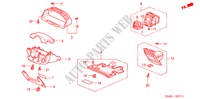 GUARNICION DE INSTRUMENTO(RH)(LADO DE CONDUCTOR) para Honda CIVIC 1.6 SE 4 Puertas 5 velocidades manual 2003