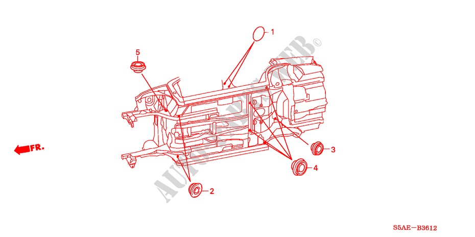 ANILLO(INFERIOR) para Honda CIVIC 1.6 ES 4 Puertas 5 velocidades manual 2005