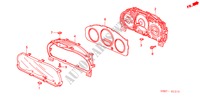 COMPONENTES DEL INDICADOR(NS) para Honda CIVIC HYBRID HYBRID 4 Puertas 5 velocidades manual 2005