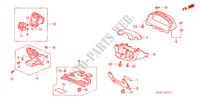 GUARNICION DE INSTRUMENTO(LADO DE CONDUCTOR) (LH) para Honda CIVIC HYBRID HYBRID 4 Puertas 5 velocidades manual 2004