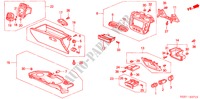 GUARNICION DE INSTRUMENTO(LADO DE PASAJERO) (RH) para Honda CIVIC HYBRID HYBRID 4 Puertas 5 velocidades manual 2005