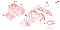 MULTIPLE DE ESCAPE para Honda CIVIC HYBRID HYBRID 4 Puertas 5 velocidades manual 2003