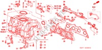 MULTIPLE DE ADMISION para Honda CIVIC COUPE LS 2 Puertas 5 velocidades manual 2003