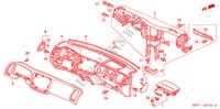 PANEL DE INSTRUMENTO(LH) para Honda CIVIC COUPE LS 2 Puertas 5 velocidades manual 2002