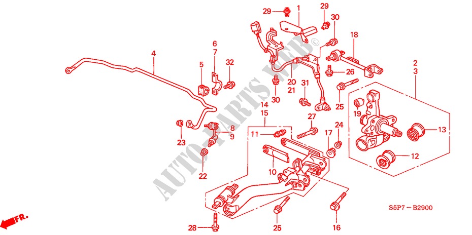 BRAZO INFERIOR TRASERO para Honda CIVIC COUPE ES 2 Puertas 5 velocidades manual 2002