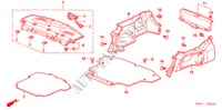 BANDEJA TRASERA/GUARNICION PORTAEQUIPAJE para Honda CIVIC COUPE LS 2 Puertas 5 velocidades manual 2005