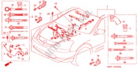 CONJ. DE CABLES DE MOTOR (TYPE R)(RH) para Honda CIVIC TYPE R 3 Puertas 6 velocidades manual 2003