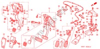 PEDAL(RH) para Honda CIVIC 1.4B 3 Puertas 5 velocidades manual 2001