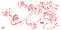 ACONDICIONADOR DE AIRE (COMPRESOR) (TYPE R) para Honda CIVIC TYPE R 3 Puertas 6 velocidades manual 2005
