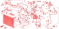 ACONDICIONADOR DE AIRE(MANGUERAS/TUBERIAS)(LH)(1.4L/1.6L) para Honda CIVIC 1.6 ES 3 Puertas 5 velocidades manual 2005