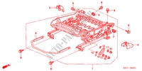 ASIENTO DEL. (DER.) (ALTURA MANUAL) para Honda CIVIC 1.4 E 3 Puertas 5 velocidades manual 2005