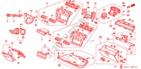 GUARNICION DE INSTRUMENTO(LH)(LADO DE PASAJERO) para Honda CIVIC 1.4 LS 3 Puertas 5 velocidades manual 2005