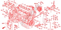 MENSULA DE MOTOR (1.4L/1.6L) para Honda CIVIC 1.6 S 3 Puertas 5 velocidades manual 2005