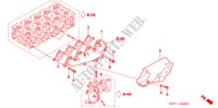 MULTIPLE DE ESCAPE(DIESEL) para Honda CIVIC 1.7 SE 3 Puertas 5 velocidades manual 2005
