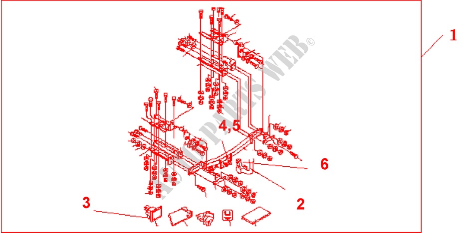 TRAILER HITCH DETACHABLE para Honda CIVIC 1.6 SPORT 3 Puertas 5 velocidades manual 2005