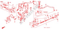 CILINDRO MAESTRO EMBRAGUE (LH)(DIESEL) para Honda CIVIC 1.7ES 5 Puertas 5 velocidades manual 2002