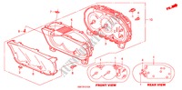 COMPONENTES DEL INDICADOR(NS)(1) para Honda CIVIC 1.7LS 5 Puertas 5 velocidades manual 2002
