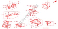 GUARNICION DE INSTRUMENTO(LH)(LADO DE CONDUCTOR) para Honda CIVIC 1.6LS 5 Puertas 5 velocidades manual 2001