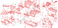 GUARNICION DE INSTRUMENTO(LH)(LADO DE PASAJERO) para Honda CIVIC 1.4S 5 Puertas 5 velocidades manual 2002