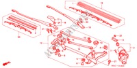 LIMPIAPARABRISAS(LH) para Honda CIVIC 1.7S 5 Puertas 5 velocidades manual 2002