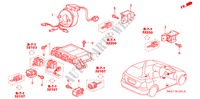 UNIDAD SRS(RH) para Honda CIVIC 1.4E 5 Puertas 5 velocidades manual 2004