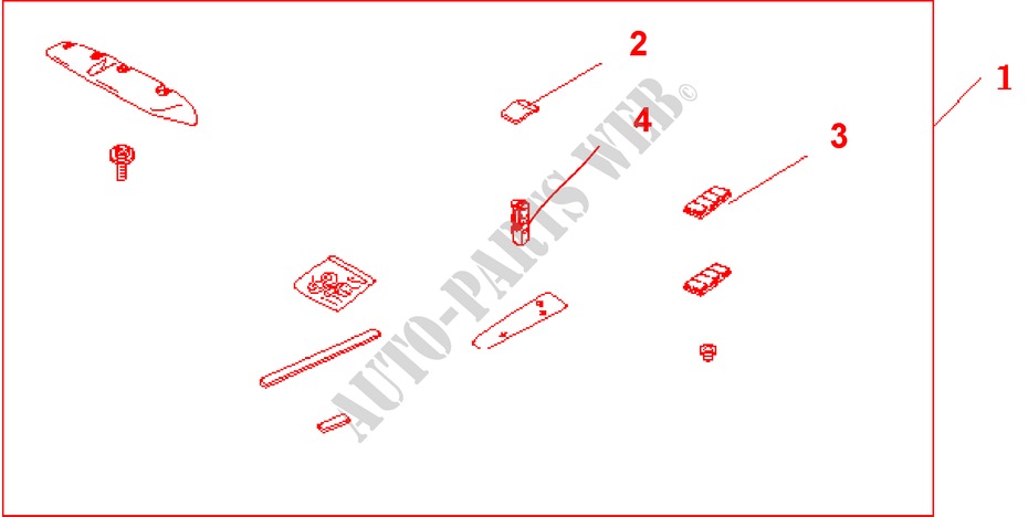 TAIL GATE S*B92P* para Honda CIVIC 1.6LS 5 Puertas 5 velocidades manual 2001