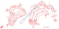 MULTIPLE DE ESCAPE(1) para Honda CIVIC 1.6SE    EXECUTIVE 5 Puertas 5 velocidades manual 2005