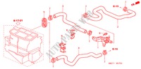 VALVULA DE AGUA(RH)(1.4L/1.5L/1.6L/1.7L) para Honda CIVIC 1.4SE 5 Puertas 5 velocidades manual 2005