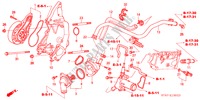 BOMBA DE AGUA(2.0L) para Honda STREAM 2.0SI 5 Puertas 5 velocidades manual 2003
