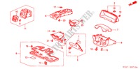 GUARNICION DE INSTRUMENTO(LH)(LADO DE CONDUCTOR) para Honda STREAM 2.0ES 5 Puertas 5 velocidades manual 2001