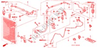 MANGUERAS/TUBERIAS(RH) ('04) (SIMPLE) (2.0L) para Honda STREAM 2.0SEL 5 Puertas 5 velocidades manual 2004
