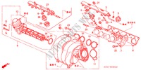 MULTIPLE DE ADMISION(2.0L) para Honda STREAM 2.0SI 5 Puertas 5 velocidades manual 2004