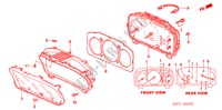 COMPONENTES DEL INDICADOR(NS)(1) para Honda STREAM LS 5 Puertas 5 velocidades manual 2005