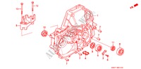 ALOJAMIENTO DE EMBRAGUE para Honda ACCORD COUPE VTI 2 Puertas 5 velocidades manual 2000