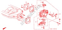 CUERPO MARIPOSA GASES(V6) para Honda ACCORD COUPE 3.0IV6 2 Puertas 4 velocidades automática 2000