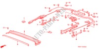 DESLIZANTES DE TECHO para Honda ACCORD COUPE 2.0IES 2 Puertas 5 velocidades manual 2000