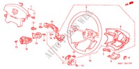 VOLANTE DE DIRECCION(SRS)(L4) para Honda ACCORD COUPE 2.0IES 2 Puertas 5 velocidades manual 2001