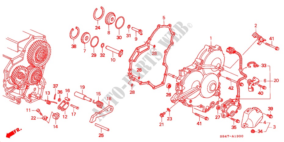 CUBIERTA LATERAL IZQ.(V6) para Honda ACCORD COUPE 3.0IV6 2 Puertas 4 velocidades automática 2000
