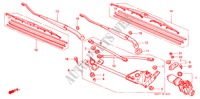 LIMPIAPARABRISAS (LH) para Honda ACCORD 2.3EXI 4 Puertas 5 velocidades manual 1998