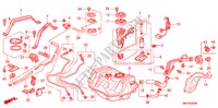 TANQUE DE COMBUSTIBLE para Honda ACCORD 2.3EXI 4 Puertas 5 velocidades manual 1998