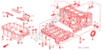 BLOQUE DE CILINDRO/COLECTOR DE ACEITE para Honda CR-V ES 5 Puertas 5 velocidades manual 2005