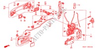 CERRADURAS DE PUERTA DEL./ MANIJA EXTERIOR(3) para Honda CR-V RV-I 5 Puertas 5 velocidades manual 2002