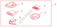 I VES (IN VEHICLE ENTERTAINMENT SYSTEM) para Honda CR-V SE-S 5 Puertas 5 velocidades manual 2004