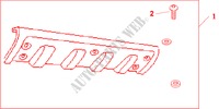 SKID PLATE para Honda CR-V SE-S 5 Puertas 5 velocidades manual 2004