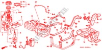 TANQUE DE COMBUSTIBLE para Honda CR-V LS 5 Puertas 5 velocidades manual 2006