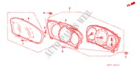 COMPONENTES DEL INDICADOR(NS) ('06 ) para Honda MR-V EX 5 Puertas 5 velocidades automática 2007